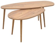 Set 2 Masute Cafea Monnart Nuc