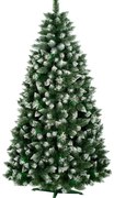 Brad artificial Eufrasio cu Varfuri Ninse si CONURI 220 cm