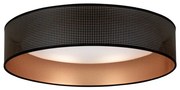 Plafonieră LED Duolla ROLLER LED/24W/230V d. 45 cm negru/cupru