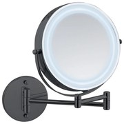 Oglindă cosmetică (mărire 5x) cu led/de mărire ø 25,5 cm Lumi – Wenko