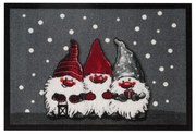 Covoraș intrare Hanse Home Cristmas Dwarfes, 40x60 cm