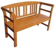 Bancă de grădină maro din lemn masiv San Jose – Garden Pleasure