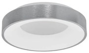 Plafoniera LED moderna 38cm RANDO THIN argintie NVL-9353834
