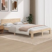 vidaXL Cadru de pat, 140x200 cm, lemn masiv de pin