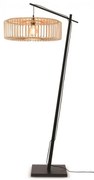 Lampadar eco din bambus Bromo L negru/ natur, 60x18cm