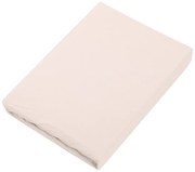 Cearșaf din fibră de bambus Bamboo crem, 90 x 200x 25 cm, 90 x 200 cm