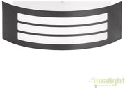 Aplica de perete moderna cu protectie IP44, finisaj antracit gri, Roma 8776 RX