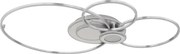 Globo 68278-36 - Plafonieră LED dimabilă BELTRAN LED/36W/230V argintie + telecomandă