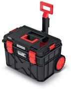 Valisa cu roti A, 40 cm, organizator, negru