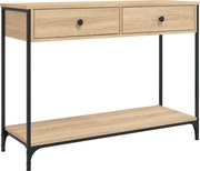 vidaXL Măsuță consolă, stejar sonoma, 100x34,5x75 cm, lemn prelucrat