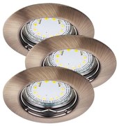 Rabalux 1048 - SET 3x Corp de iluminat tavan fals LITE 3xGU10-LED/3W/230V