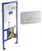 Set rezervor incastrat si cadru, Villeroy&amp;Boch Viconnect, cu clapeta alba, 92246100