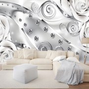 Fototapet - Ornament luxos cu diamante (254x184 cm)