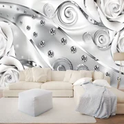 Fototapet - Ornament luxos cu diamante (254x184 cm)