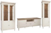 Set lemn masiv crem Living Provence 3 Piese -Natur