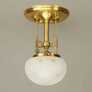Plafoniera eleganta design LUX Budapest, bronz DL 7-144 bronze/347 klar-matt OR