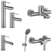 Set Baterii sanitare baie INOX CasaBlanca STEEL