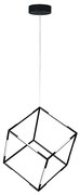 Klausen 142025 - Candelabru LED pe cablu DICE LED/48W/230V negru