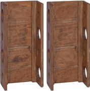 vidaXL Rastel Maro 24 x 13 x 54 cm Lemn masiv de mahon