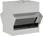 vidaXL Feeder pentru pui Argintiu 40,5 x 45 x 41 cm Oțel Galvanizat
