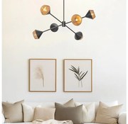 Alora Mood ALM-DAPHNE6-MB - Lustră DAPHNE cu tijă 6xE14/40W/230V