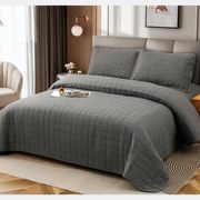 Cuvertura bumbac 100%, 4 piese, pat 2 persoane, 230x240 cm, EY07