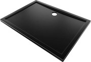 Mexen Flow cadă de duș dreptunghiulară slim 110 x 100 cm, negru mat - 46R701011