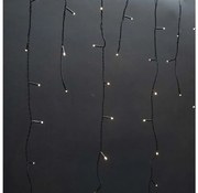 Perdea LED de Crăciun Nedis CLLC180 180xLED/7 funcții 10,9m IP44 alb cald