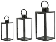 OFERTA Set de 3 felinare din sticla ZANE II.calitate