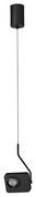 Pendul LED cu spot directionabil stil minimalist KEDROS negru
