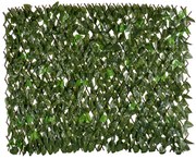 Husa balcon gard viu artificial, frunze bicolore, 1 x 2 m