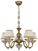 Candelabru din alama 5 brate design italian 6502