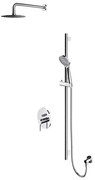 OMNIRES SYSY17CR - Set duș cu baterie incastrată Y crom lucios