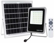 Proiector solar Well 100W, panou solar 15W, lumina rece