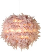 Searchlight 70393PI - Abajur KATE pentru candelabru, socluri E14/E27, Ø 50 cm, roz