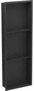 Mexen X-Wall-R raft încastrat cu flanșă și raft 90 x 30 cm, Neagră - 1970903010S