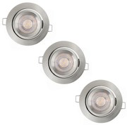 SET 3x corp de iluminat LED încastrat dimabil SIMPLE LED/4,9W/230V Ledvance