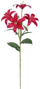 Lilie artificială roz, 60 cm