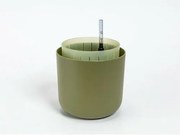 Plastia Ghiveci cu auto-apărare Tolita Air verde ,dia. 16 cm