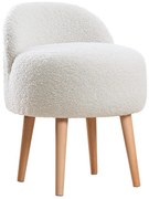 Taburet MIKI, Ø 46 cm, alb