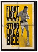 Tablou pe pânză Muhammad Ali - Float Like a Butterfly