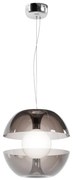 Pendul LED, lustra design modern Rebel crom