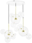 Lustra cu 3 pendule LED design modern Boliccine