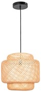 Lustră pe cablu BERTA 1xE27/20W/230V d. 50 cm bambus