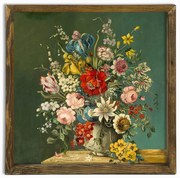 Tablou Vintage Flowers, 50 x 50 cm