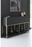 Măsuță consolă Vibubi 1 (antracit + auriu) . 1093374