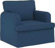 vidaXL Canapea albastru 84 x 80 x 85 cm țesătură