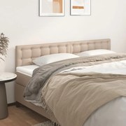 vidaXL Tăblii de pat 2 buc. cappuccino 80x5x78/88 cm piele ecologică