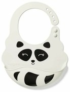 BabyOno baveta din silicon - Lemur, gri, 6 m+