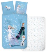 Disney Regatul de gheață Snowing Day lenjerie de pat 140×200cm, 70×90 cm